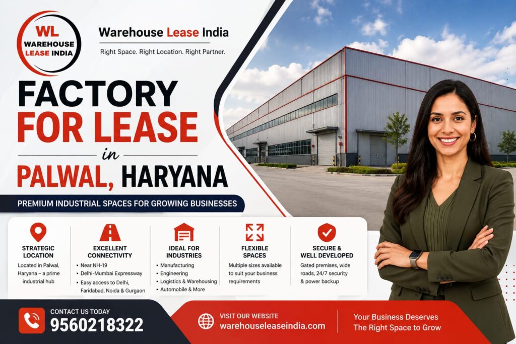 Factory for Lease in Palwal Haryana